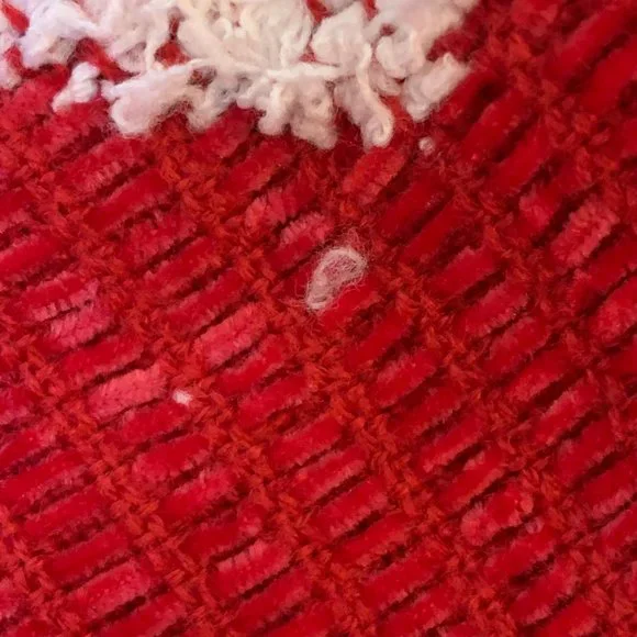 Rachel Ashwell The Farmhouse Decorative Throw Blanket 50x60" Chevron Fringe - Picture 12 of 16